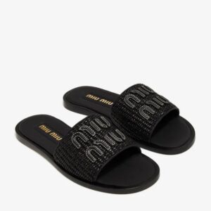 miu-miu flat beach slippers